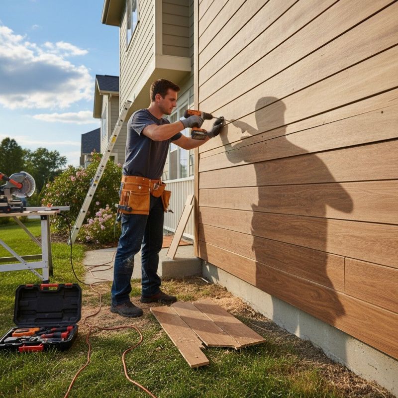 Local Exterior Siding Replacement pros at work